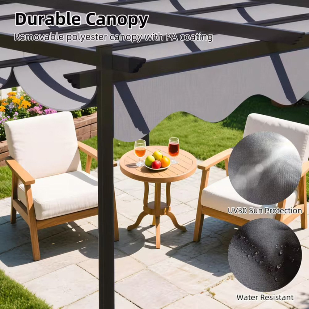 Alivio 4 x 3m Steel Frame Pergola Image 4