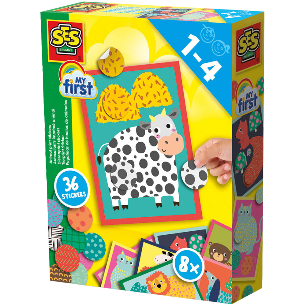 SES Creative My First Animal Print Stickers Activity Set Image 1