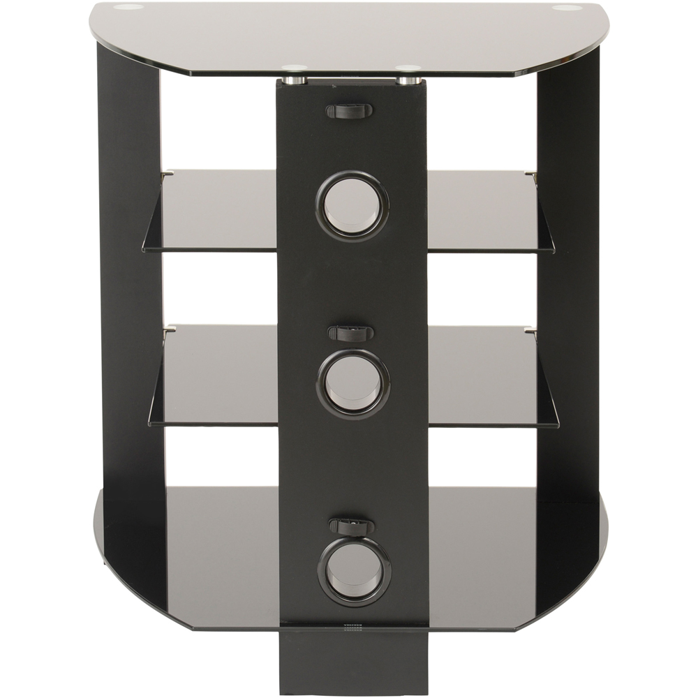 TTAP Black 4 Shelf HiFi Entertainment Rack Image 4