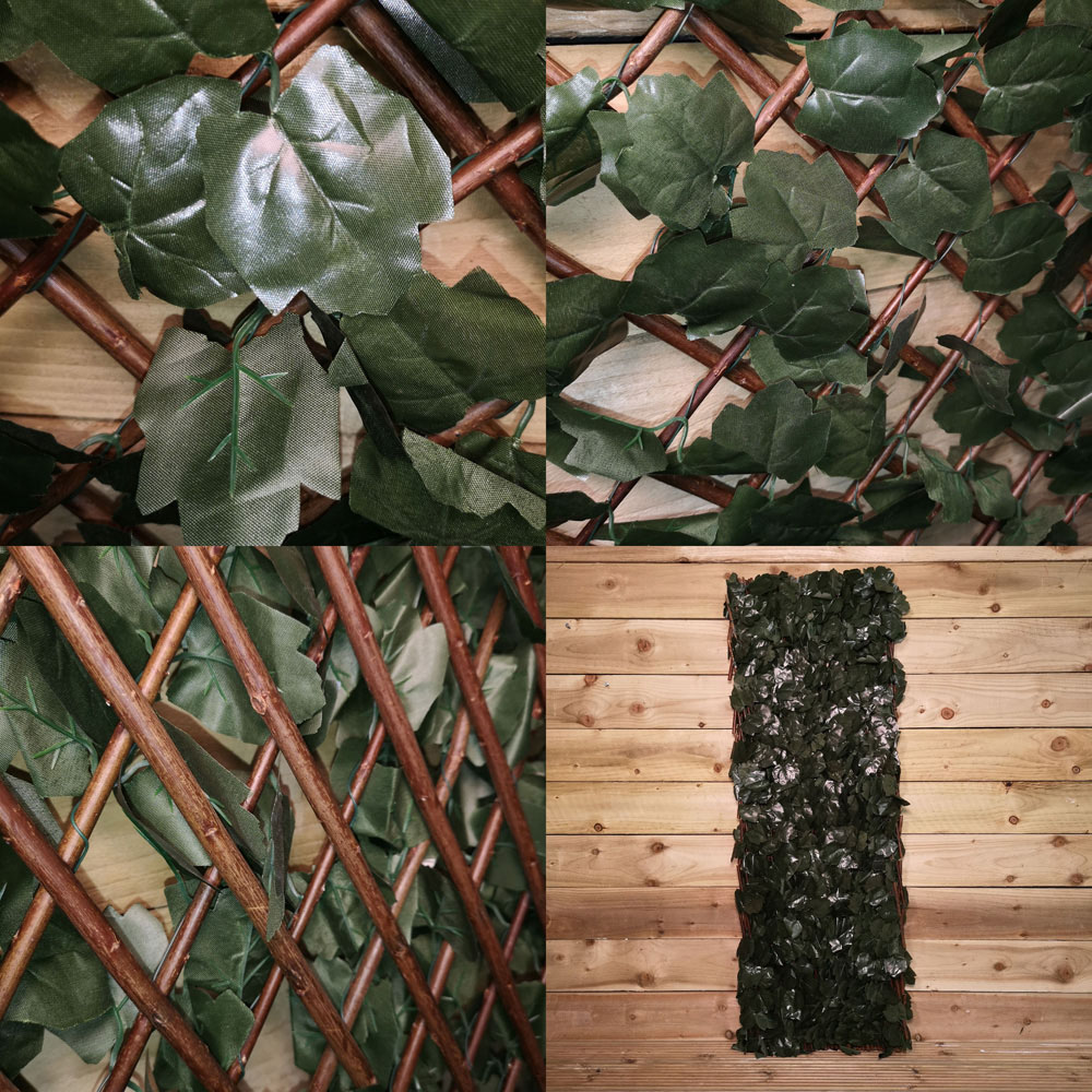 Samuel Alexander Artificial Ivy Leaf Garden Trellis 100 x 200cm Image 6