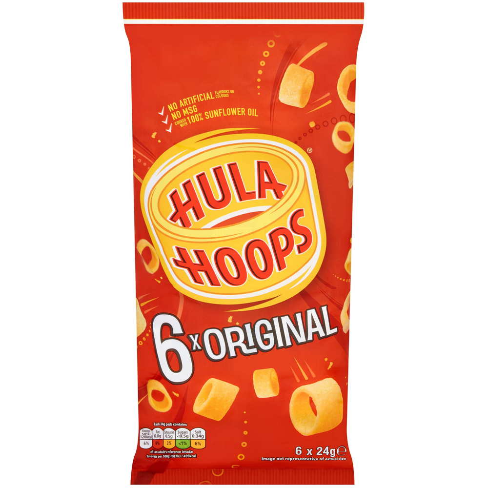 Hula Hoops Original 6 Pack Image