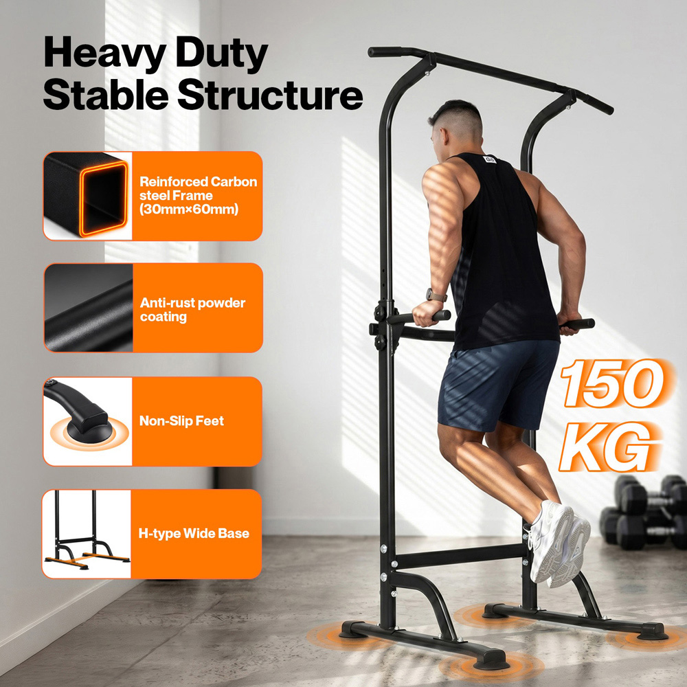Traderight Centra Height Adjustable Pull Up Station 150kg Image 5