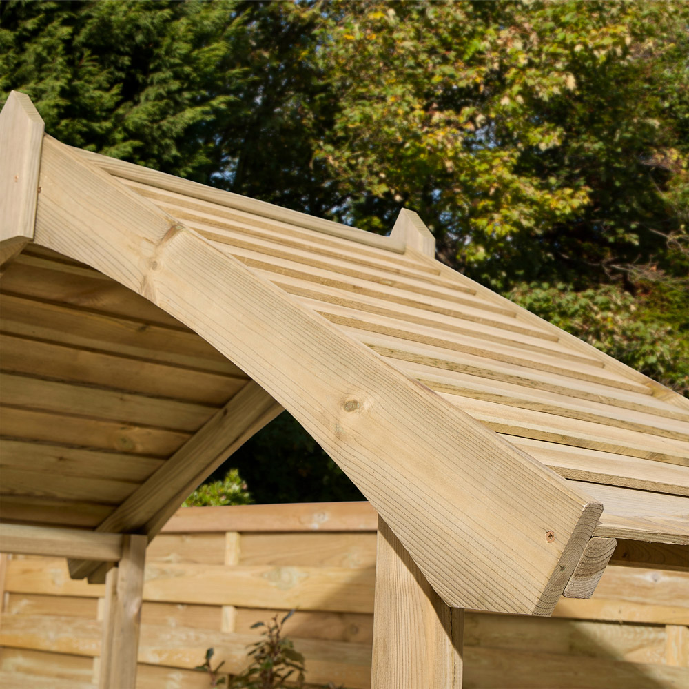 Rowlinson Sherwood 2 Seater 6.9 x 5.2ft Arbour Image 9