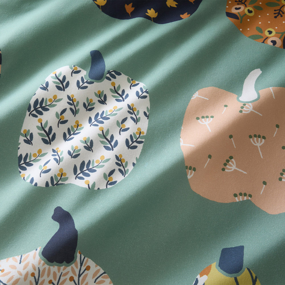Pumpkin Patch Duvet Set Green King Image 5