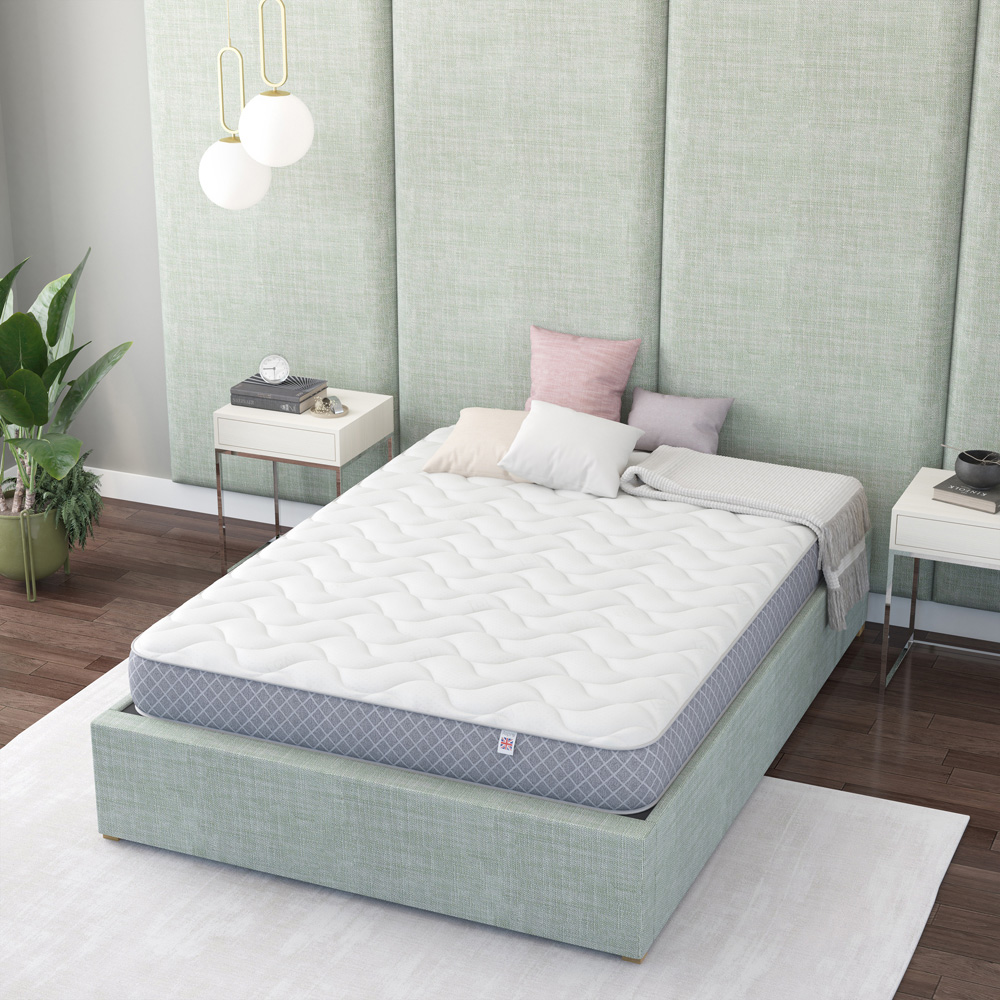 Aspire Furniture Small Double 800 Eco Foam Hybrid Sprung Support Mattress Image 2