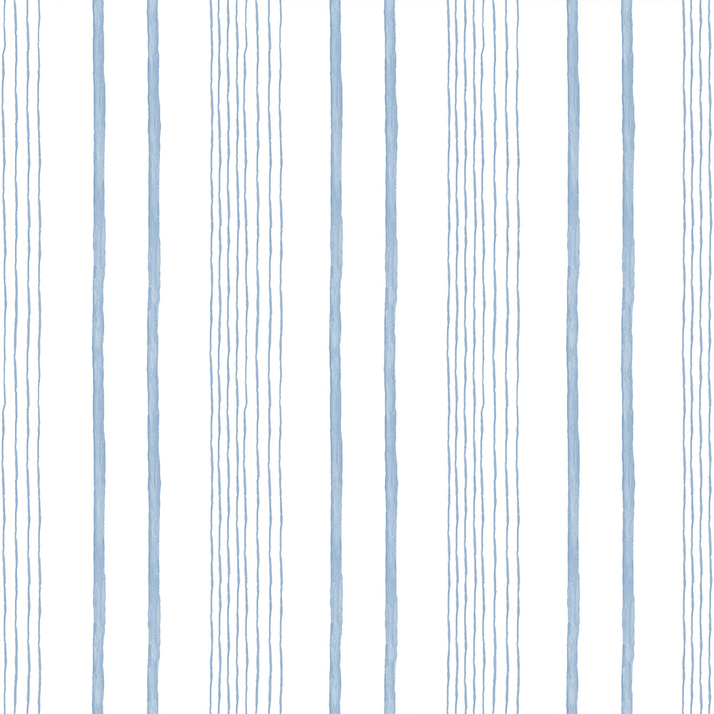 Muriva Navel Stripe Blue Wallpaper Image 1