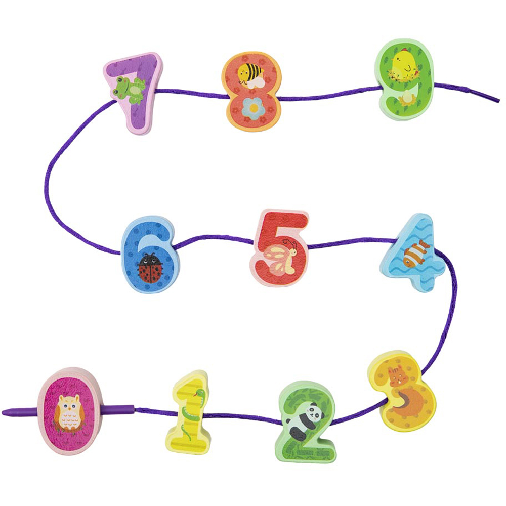 H&O Direct Numbers Wooden Stacking Balance Block Game Image 4