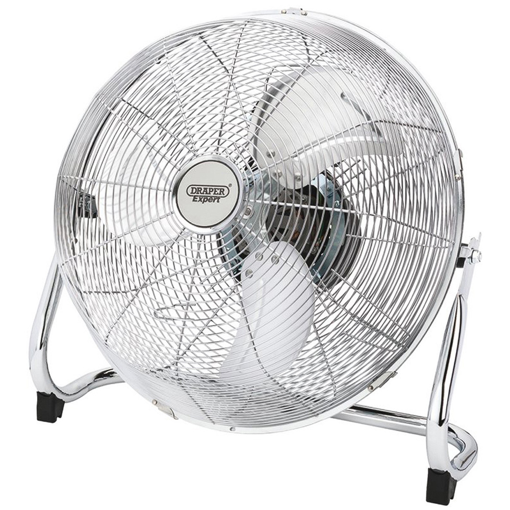 Draper Silver Internal Oscillation Floor Fan 16 inch Image 1