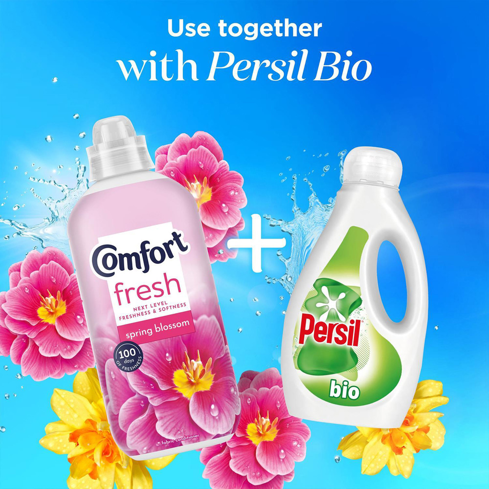 Comfort Fresh Spring Blossom Liquid Fabric Conditioner 31 Washes 930ml 8 Pack Image 5