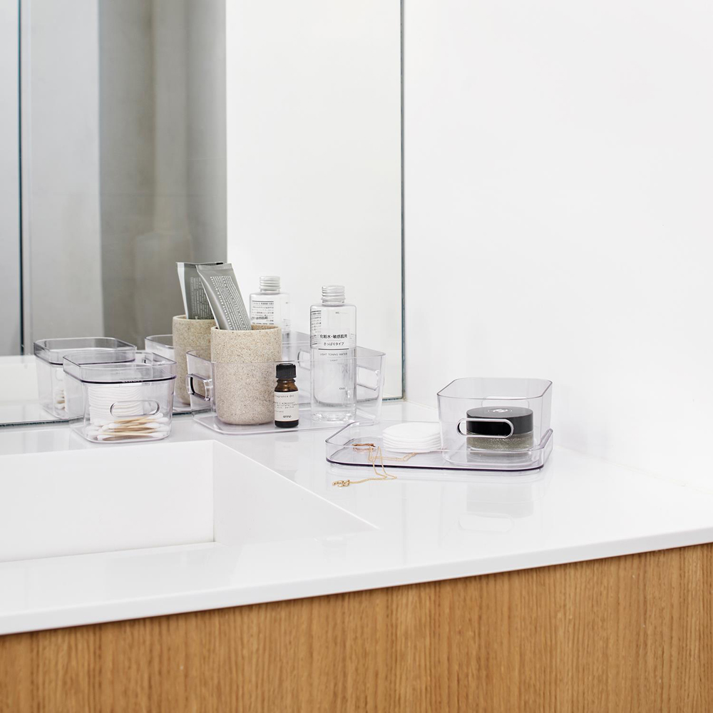 SmartStore Compact Clear Small Storage Box 1.5L 3 Pack Image 8