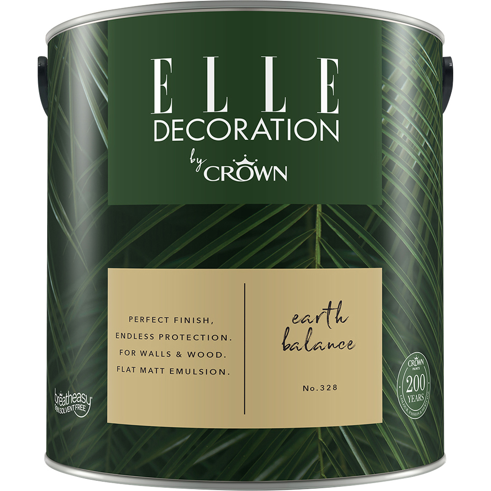 Elle Decoration Earth Balance 328 Flat Matt Emulsion Paint 2.5L Image 2