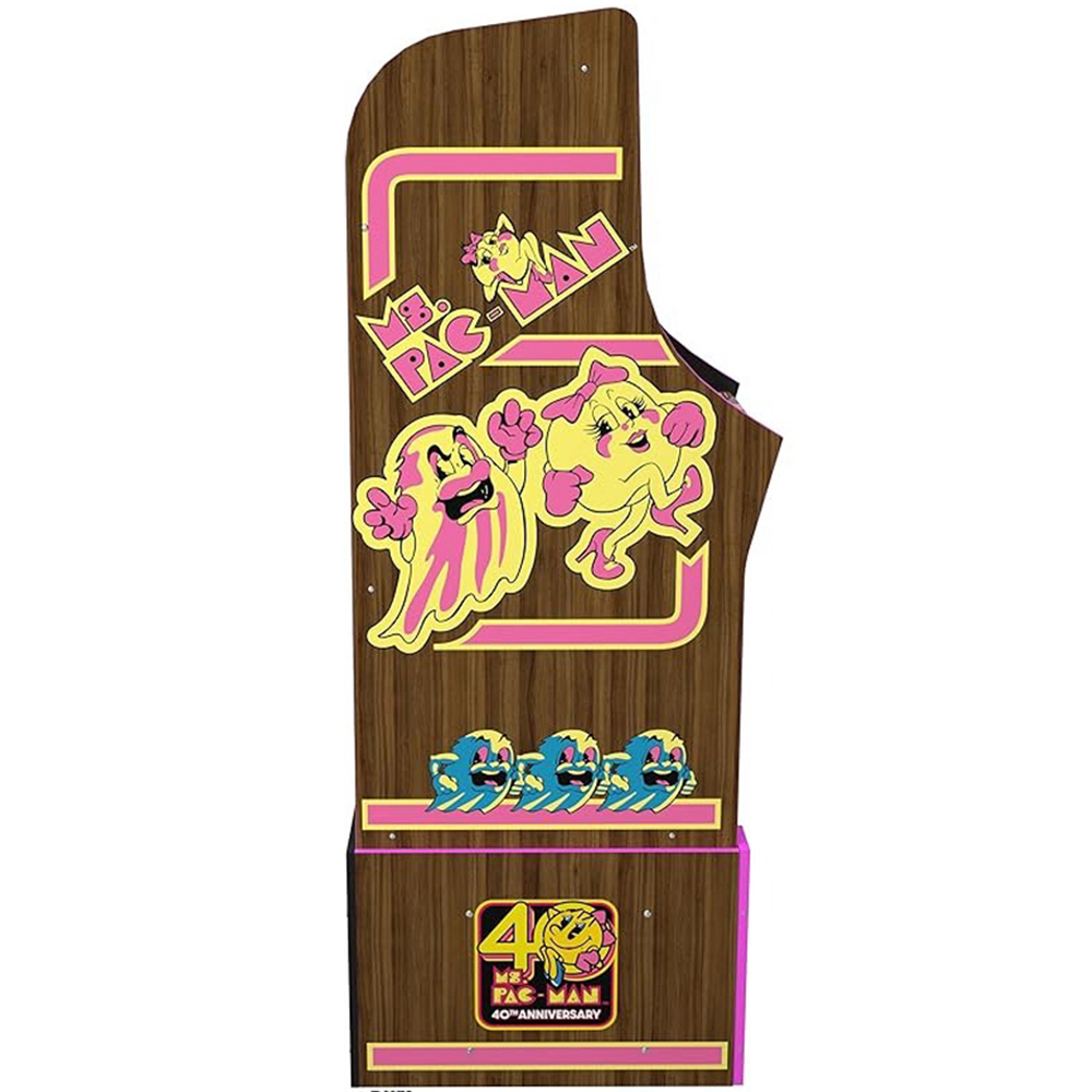 Arcade1Up Ms. Pac-Man 40th Anniversary Arcade Machine Image 5
