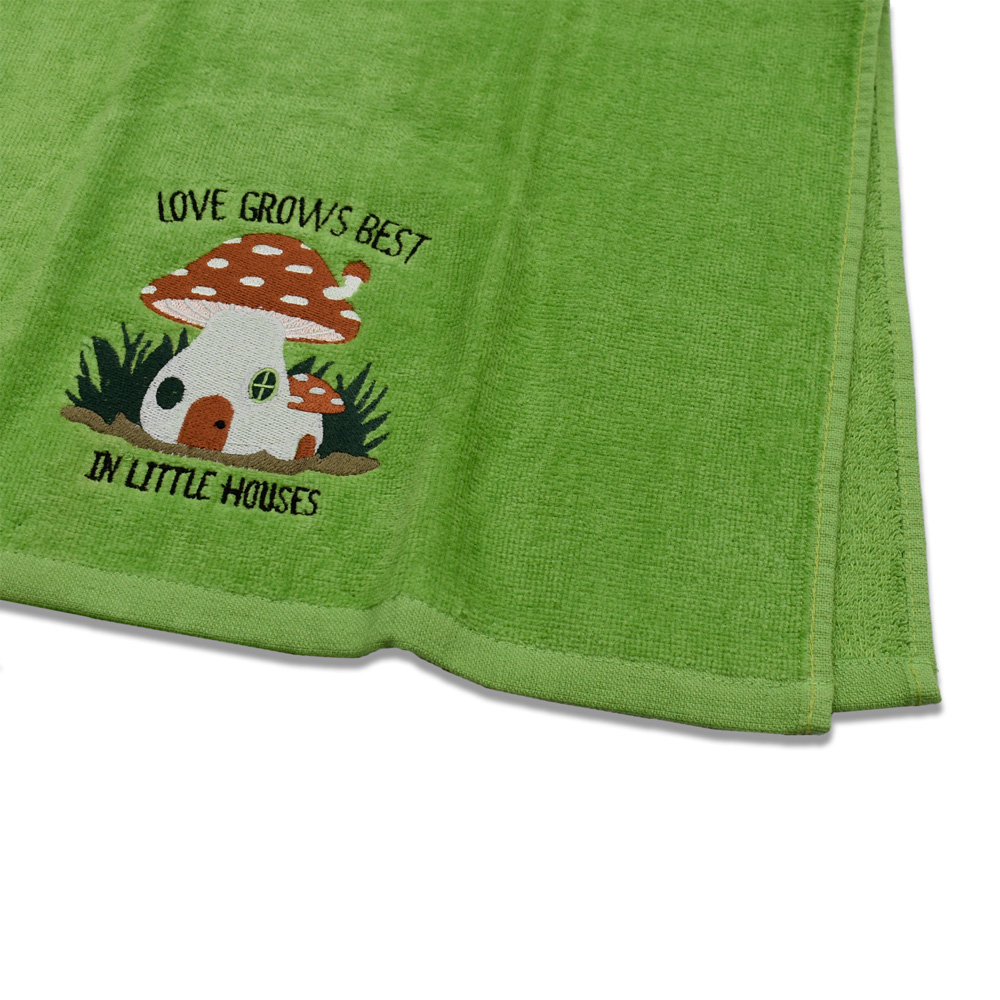 Kitchen Trends 3 Piece Mushroom Home Tea Towel Set Image 3