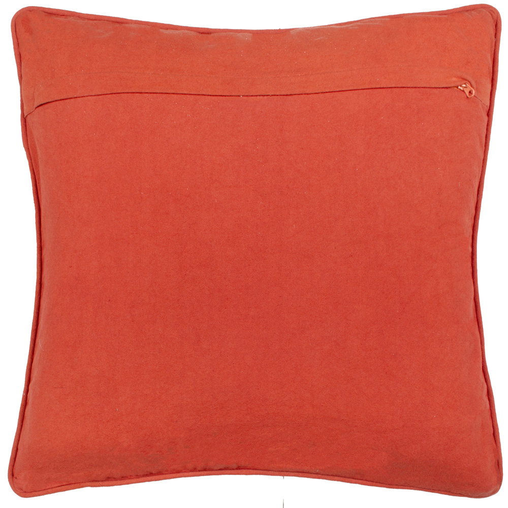 Wylder Nature Mushroom Dell Autumn Gold Embroidered Cotton Cushion 45 x 45cm Image 3