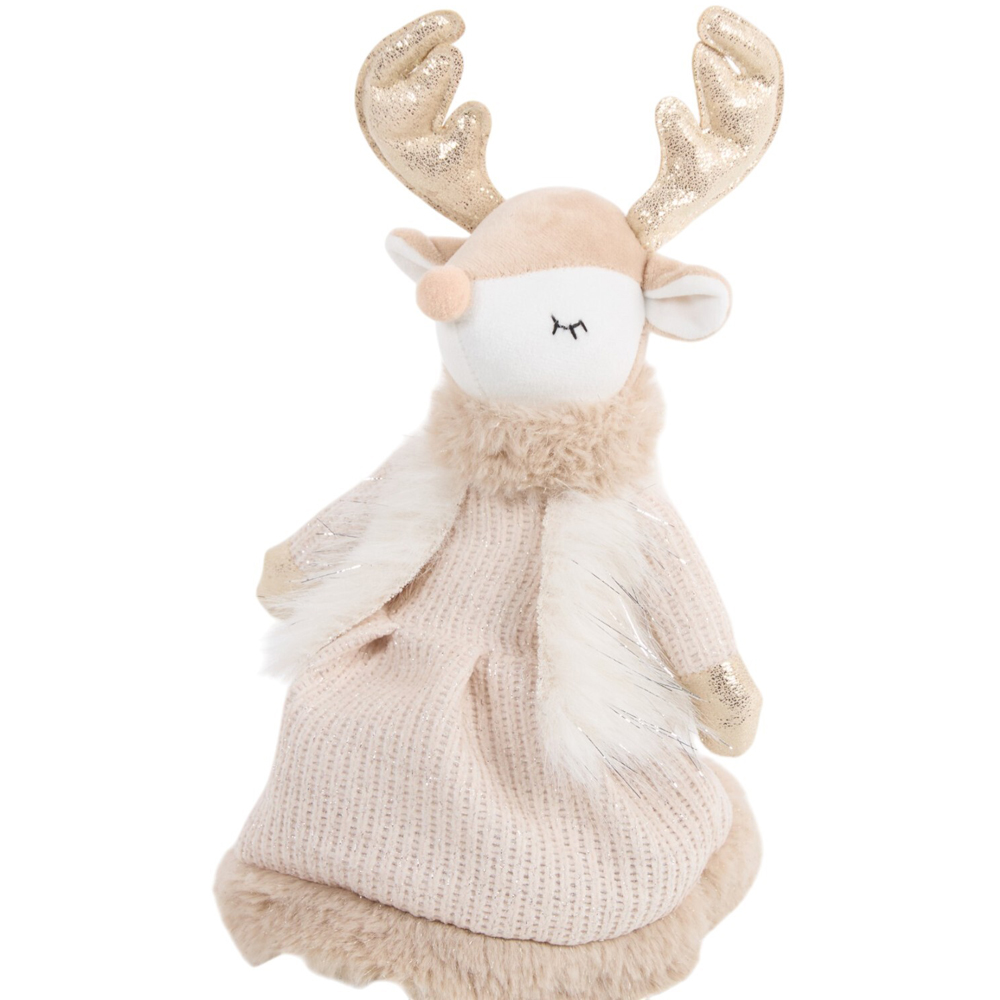 Cute Shelf Sitting Reindeer Decoration Neutral Image 3