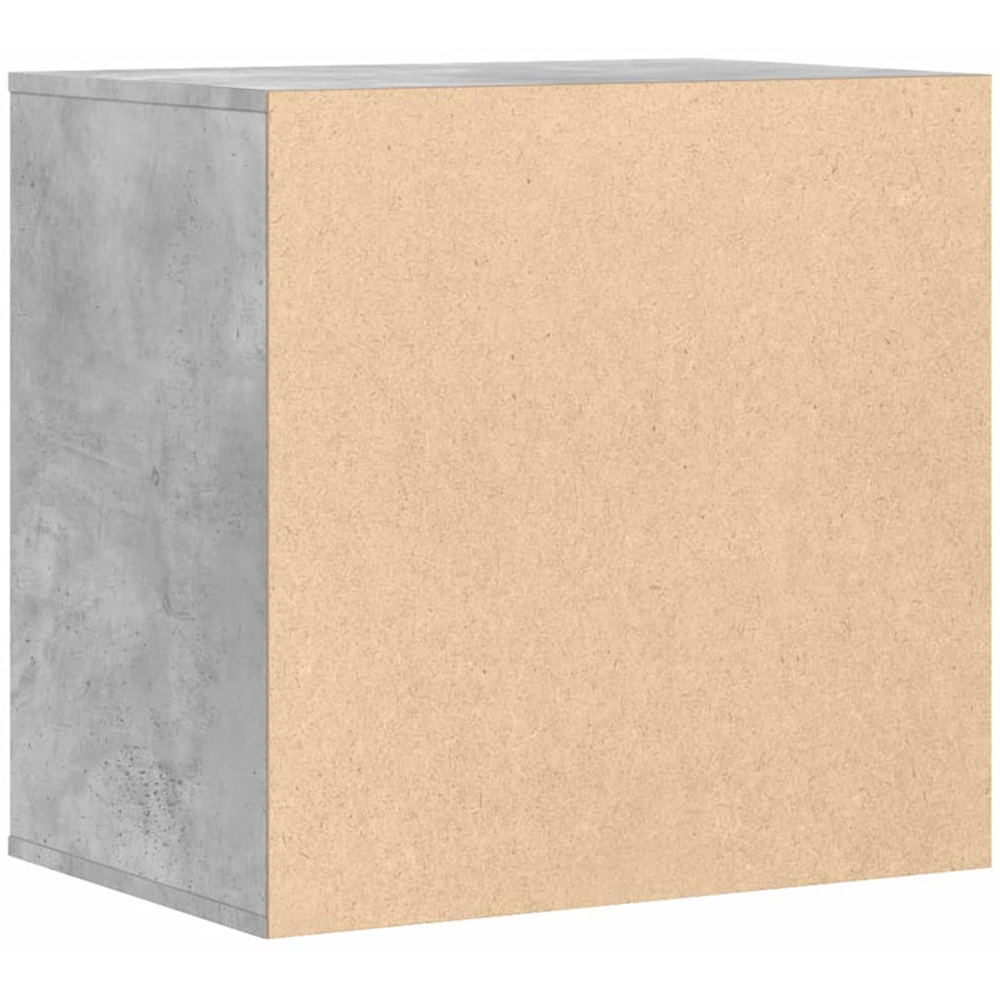 vidaXL 3 Drawer Concrete Grey Wooden Chest of Drawers Image 6