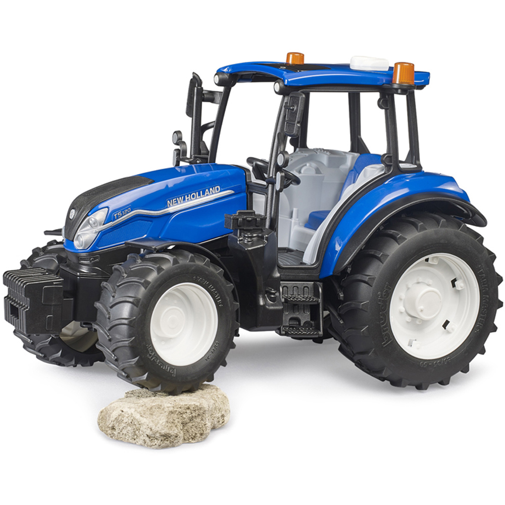 Bruder Kids New Holland T5.120 Tractor Playset Model Image 4