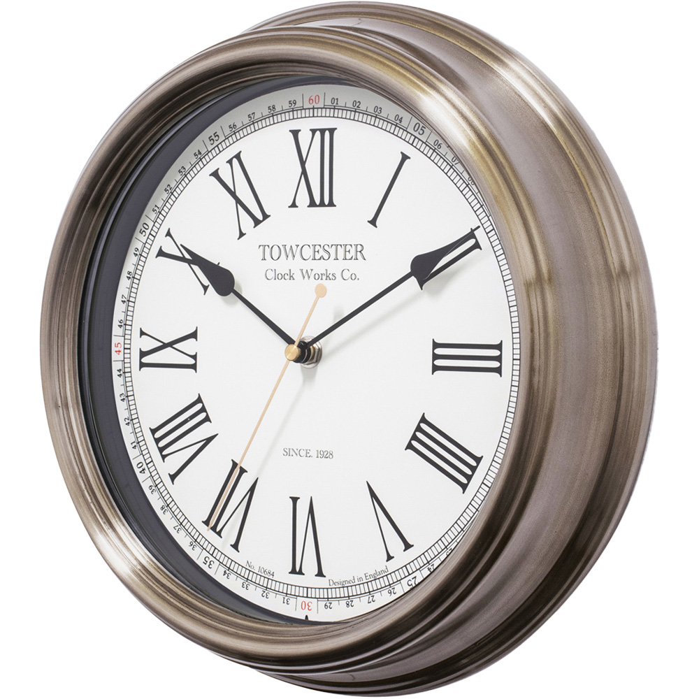 Acctim Redbourn Antique Gold Wall Clock Image 2