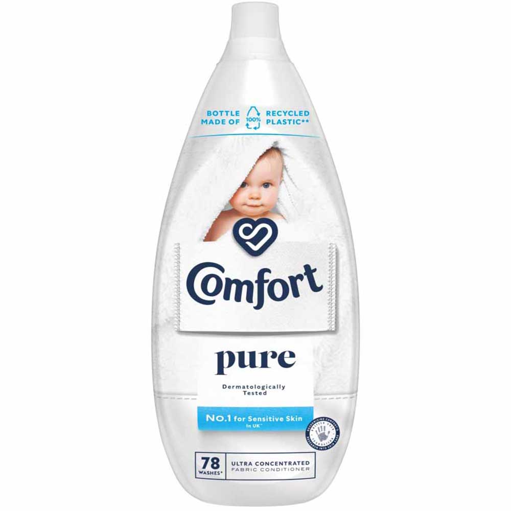 Comfort Pure Fabric Conditioner 78 Washes Case of 6 x 1.178L Image 2