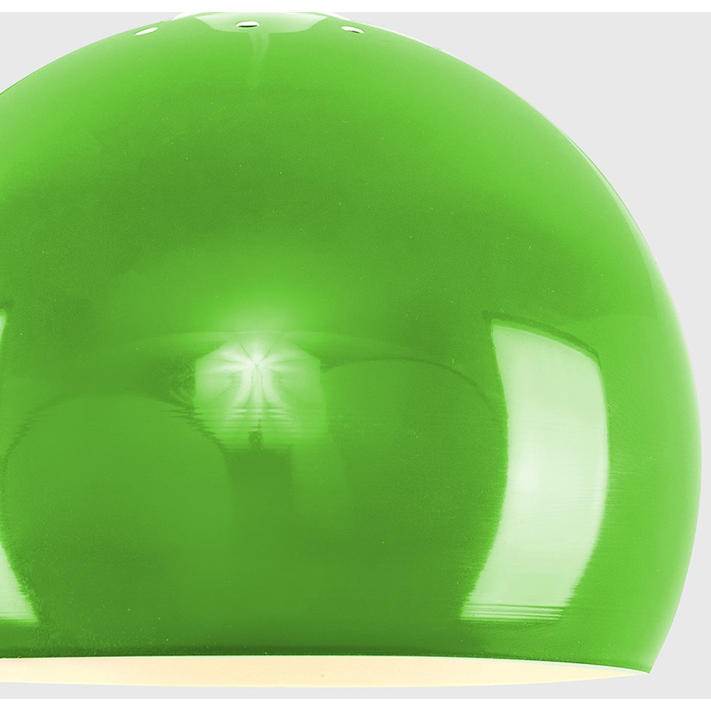 ValueLights Green Arco Mini Metal Pendant Light Shade Image 5