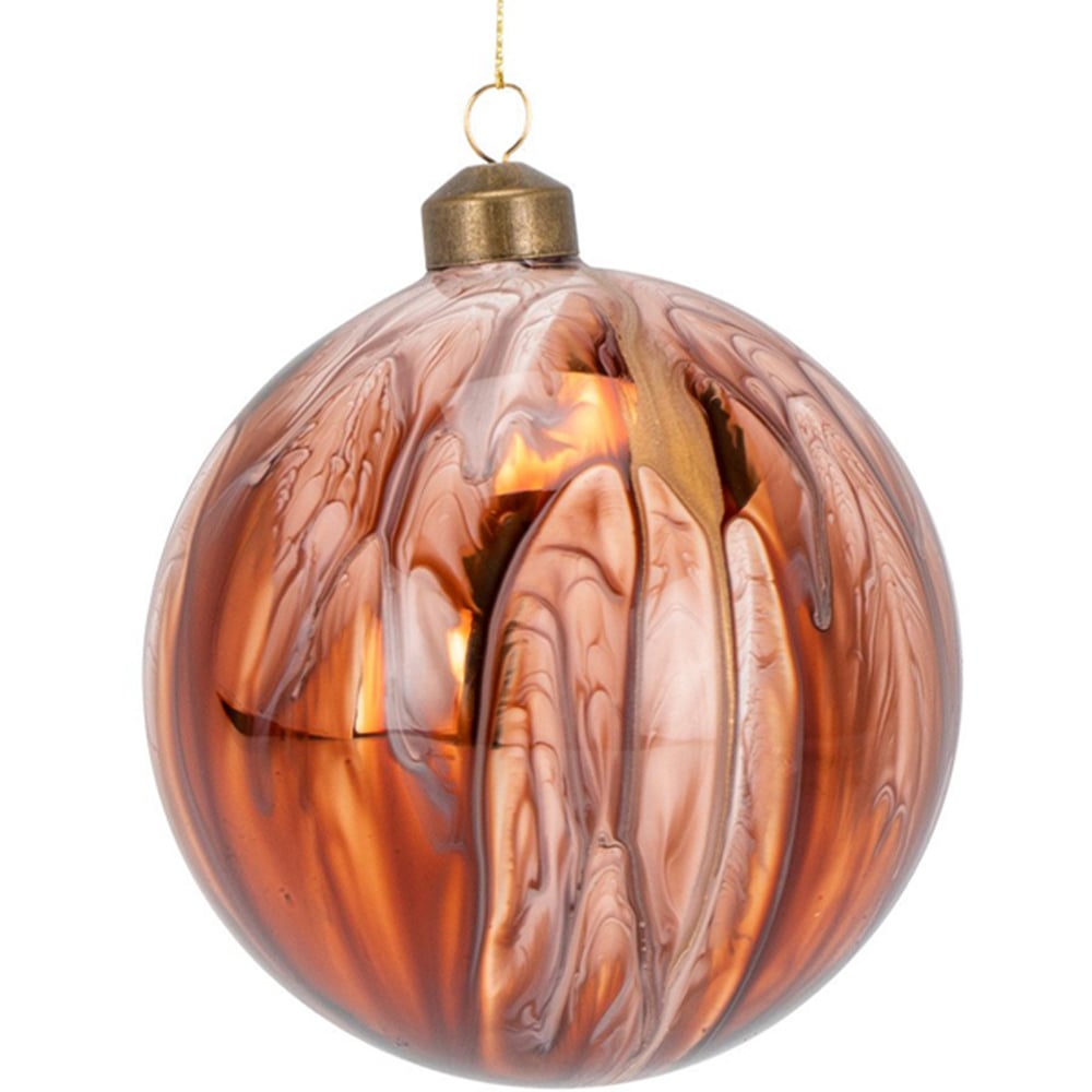 Autumn Glaze Bauble - Copper Image