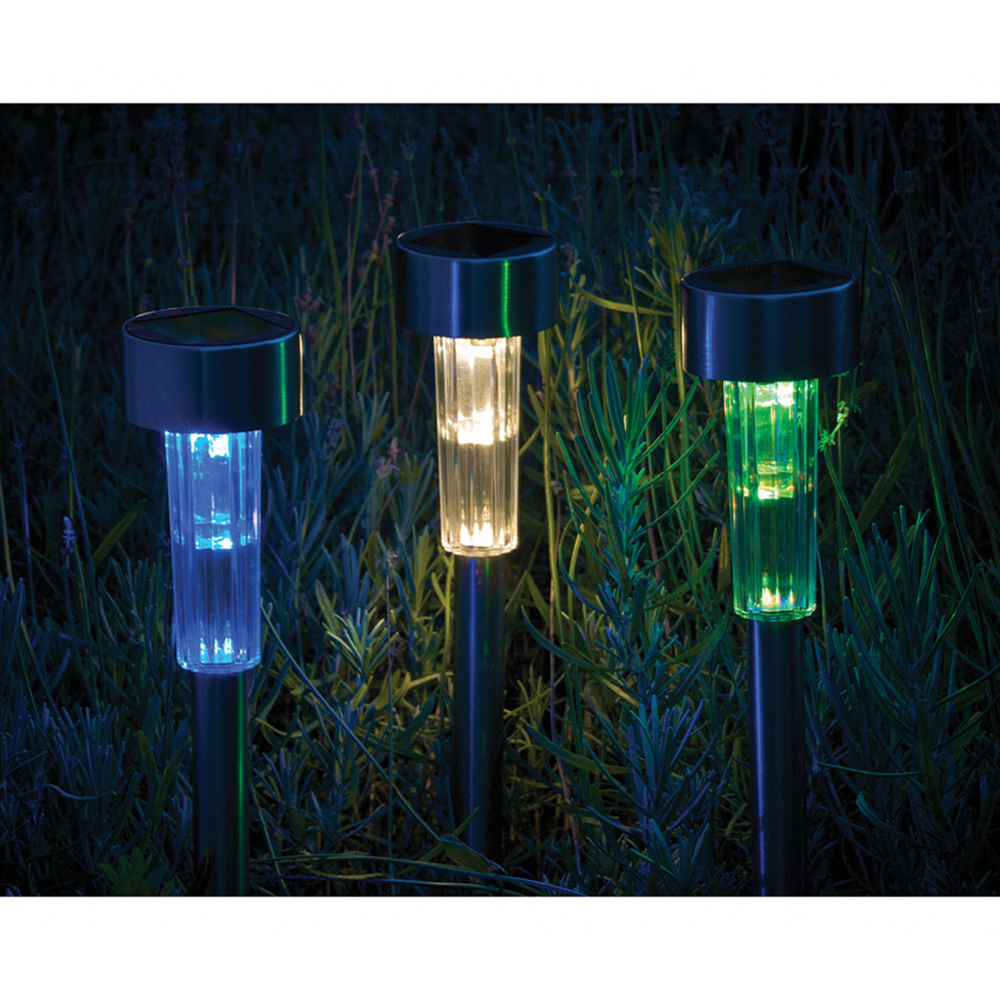 Luxform Fuego LED Solar Garden Spike Light 24 Pack Image 3