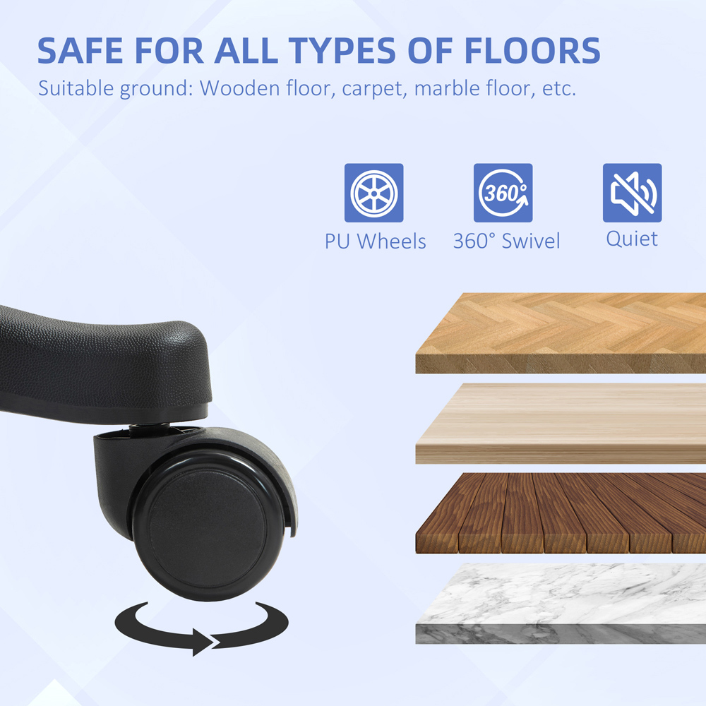 Portland Black Executive Office Chair with High Back and Armrests Image 6