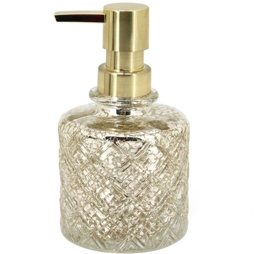 Gold Antique Geo Glass Dispenser Image