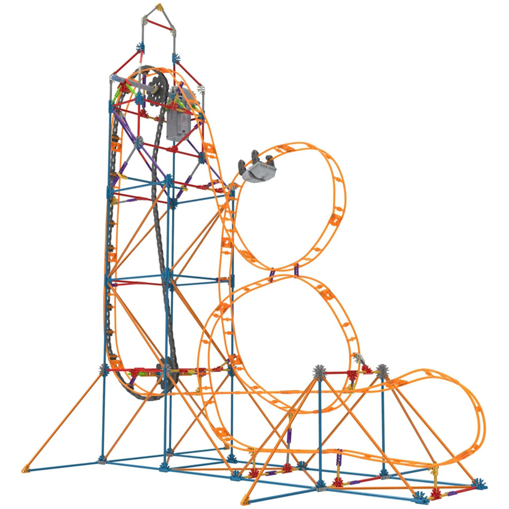 Basic Fun K'NEX Amazin' 8 Roller Coaster Building Set 448 Piece Image 4