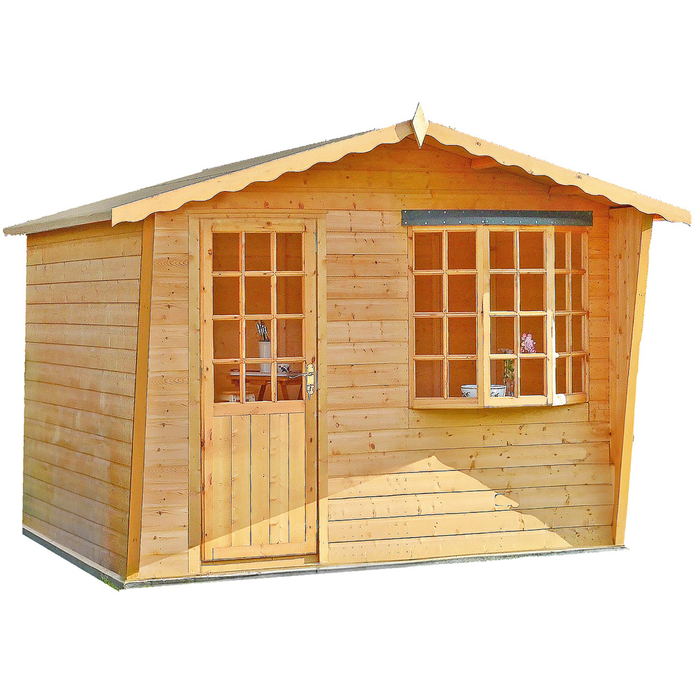Shire Goodwood 10 x 6ft Shiplap Style D Summerhouse Image 1