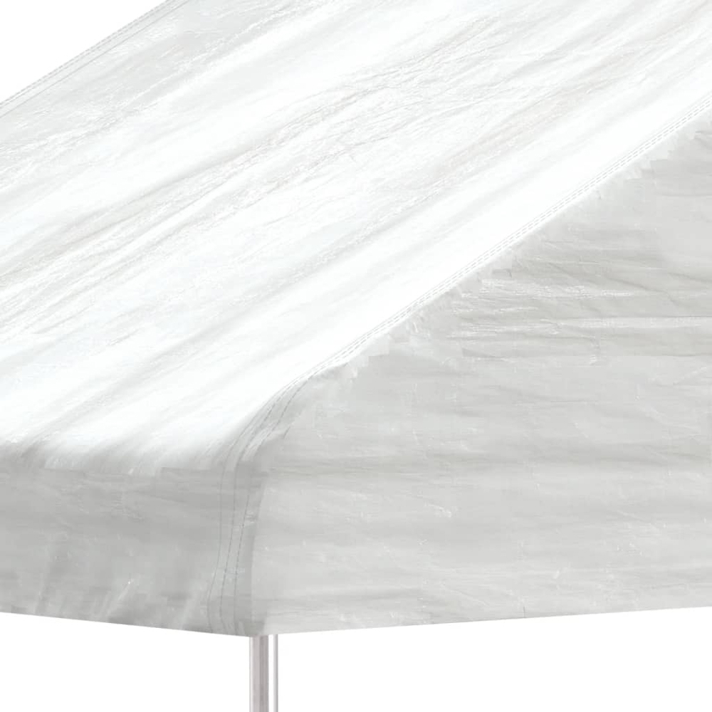 vidaXL 20.07 x 2.28m White Gazebo with Waterproof Roof Image 4