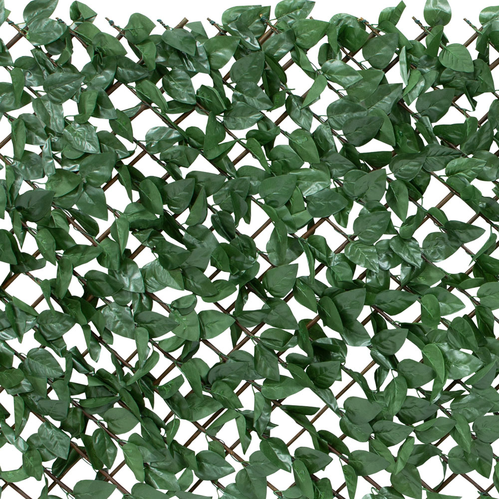 GardenKraft 260 x 70cm Dark IVY Artificial Willow Fence Image 3