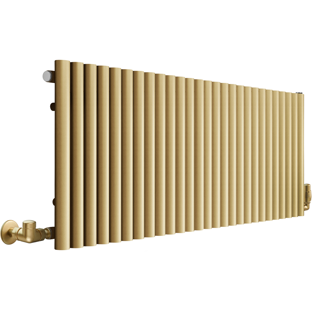 Terma Rolo Room 3399 BTU Brass Radiator 500 x 1470mm Image 1