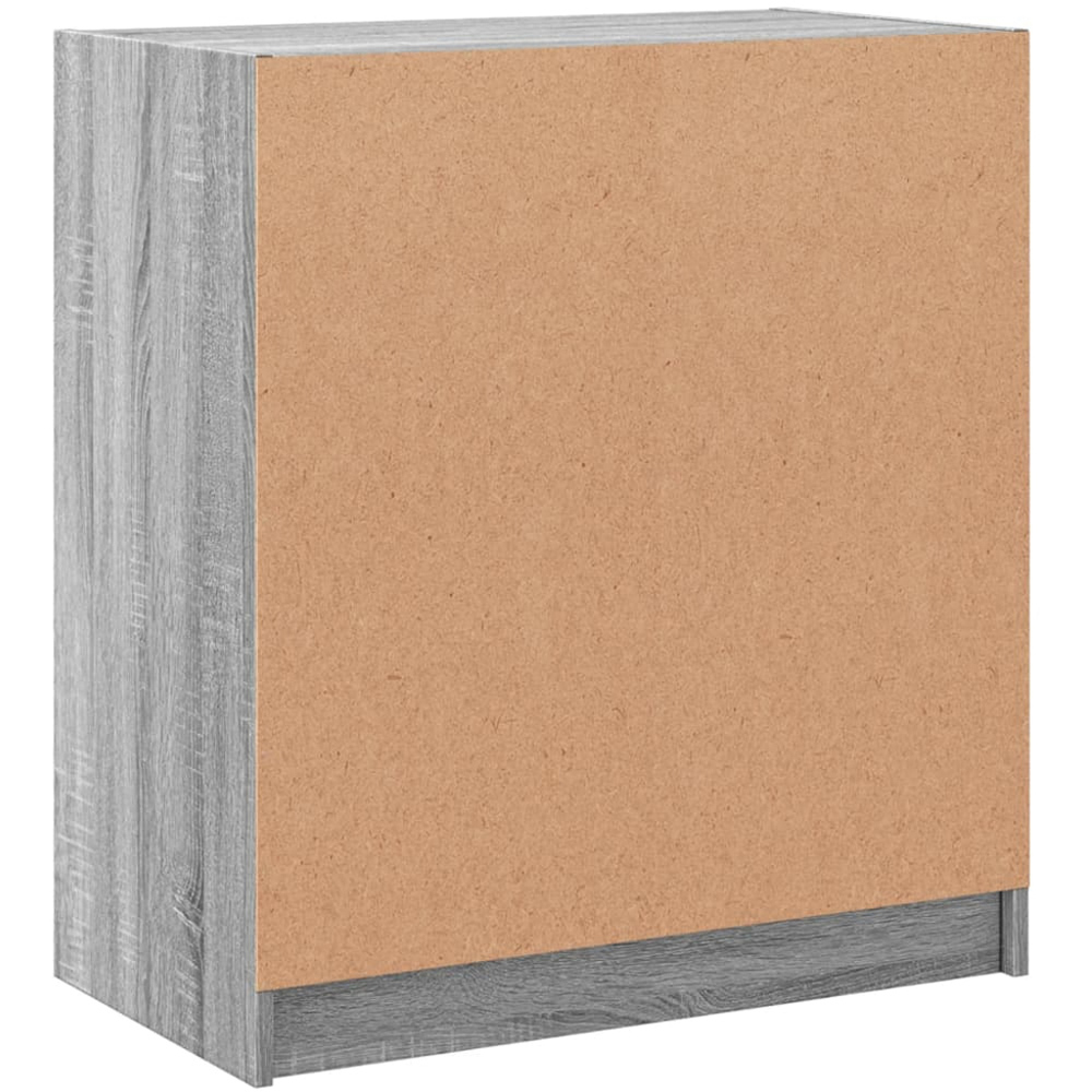 vidaXL 4 Door Grey Sonoma Oak Side Cabinet Image 7