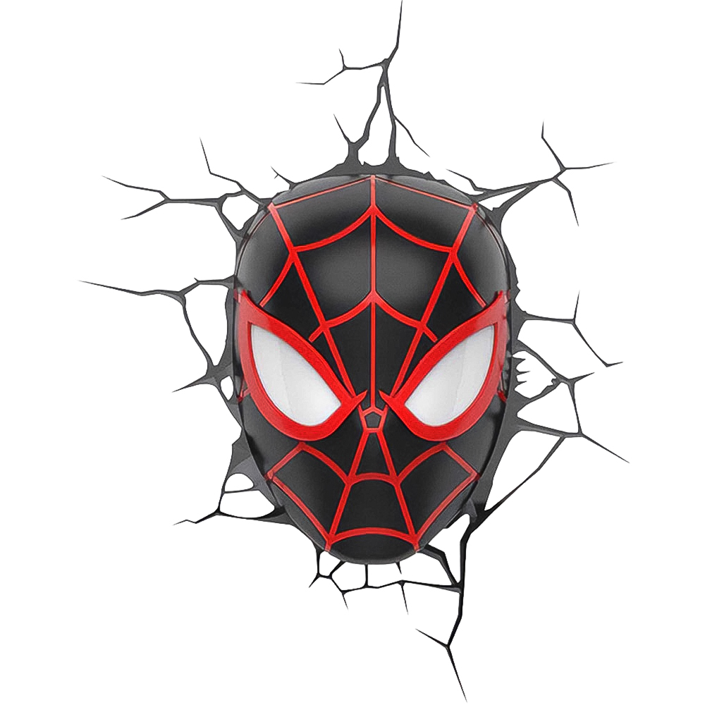 3D Light FX Spiderman Miles Morales Face 3D Light Image 1