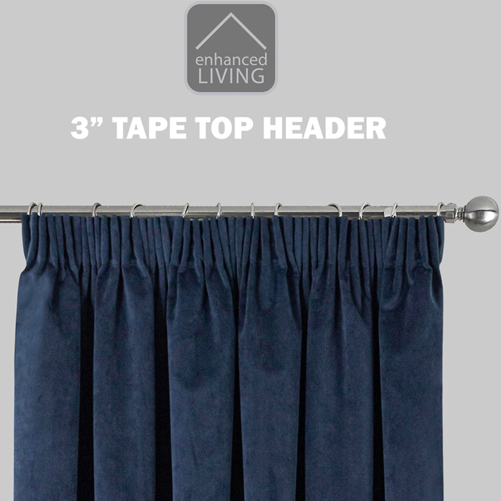 Enhanced Living Dallas Natural Thermal Blackout Pencil Pleat Curtains 168 x 229cm Image 8