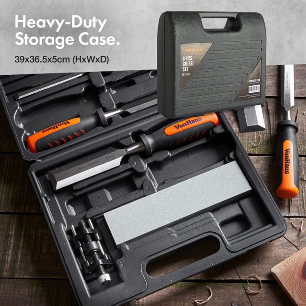 VonHaus 8 Piece Chisel Set Image 7