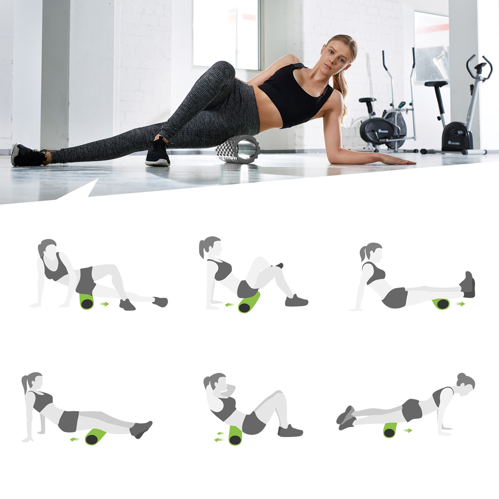 tectake Grey Foam Self Massage Yoga Roller Image 5