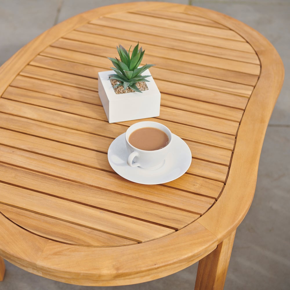 Greenhurst Woodfield Natural Outdoor Banana Table Image 3
