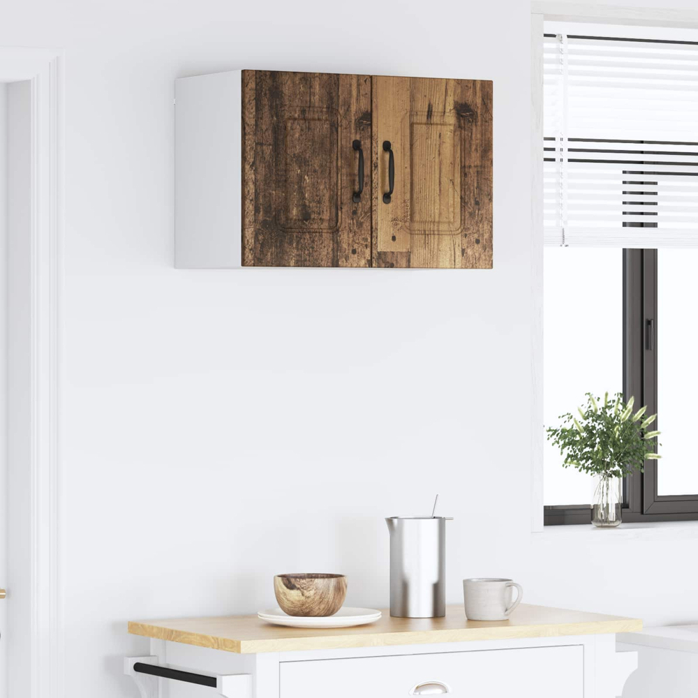 vidaXL Kalmar 2 Door Old Wood Wall Kitchen Cabinet Image 9
