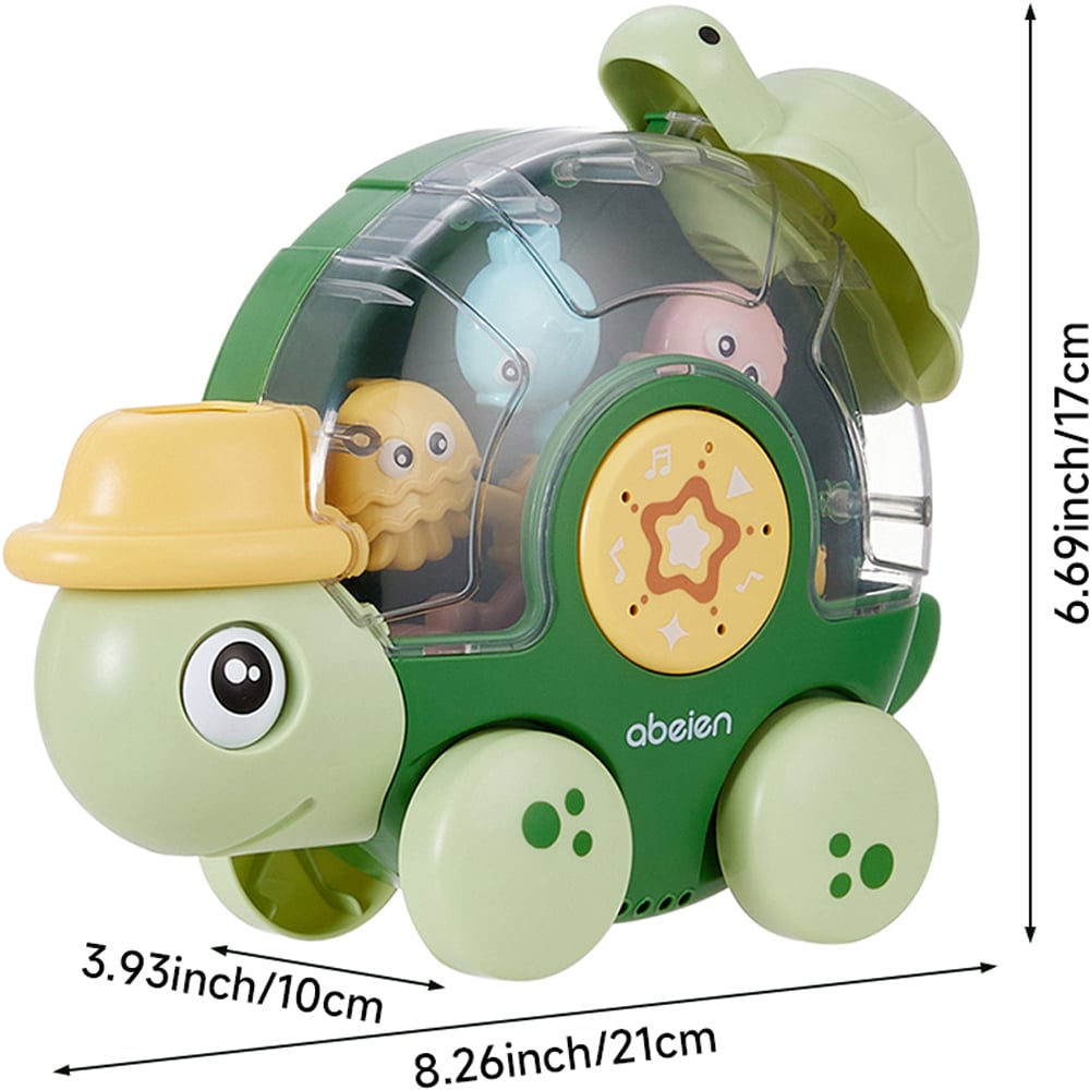 H&O Direct Kids Interactive Turtle Bath Tub Waterwheel Toy with Sound Image 6