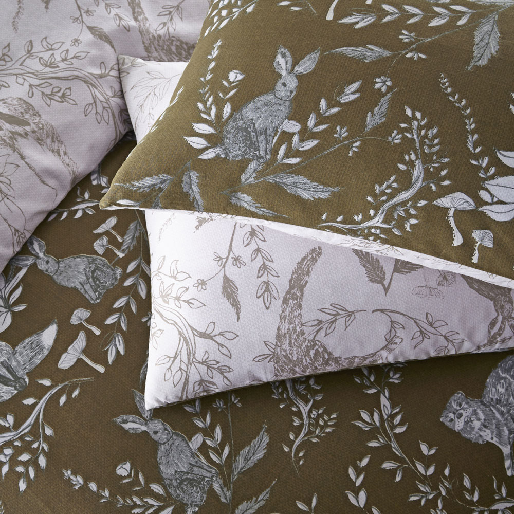 furn. Buckthorn Double Amber Duvet Set Image 3
