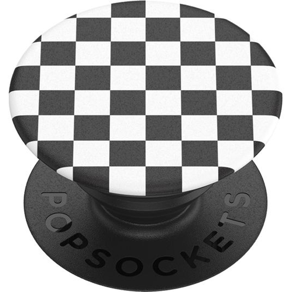 PopSockets PopGrip Checker Black Phone Grip Image 1