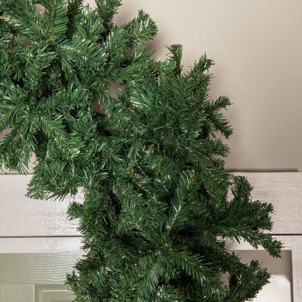 Samuel Alexander Slimline Single Door Artificial Plain Green Christmas Tree Arch 8ft Image 5