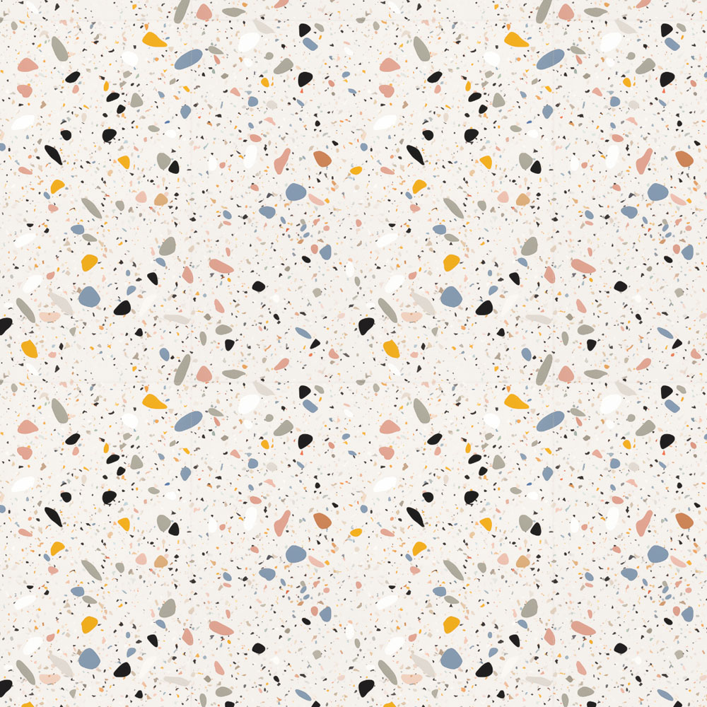 Splashbax Premium Artisan Terrazzo Pastel Acrylic Bathroom Wall Panel 2400 x 900mm Image 2