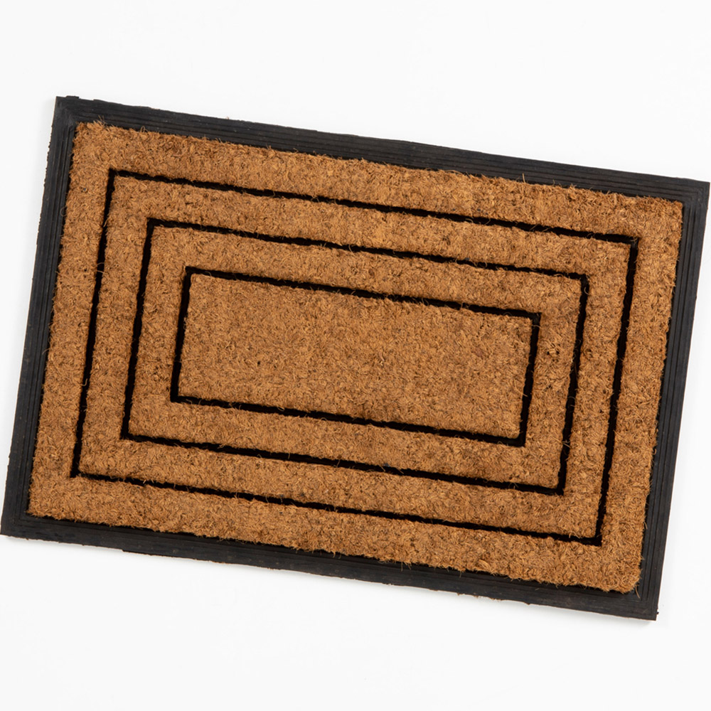 Eselle Chadderton Border Natural Coir Door Mat 40 x 60cm Image 3