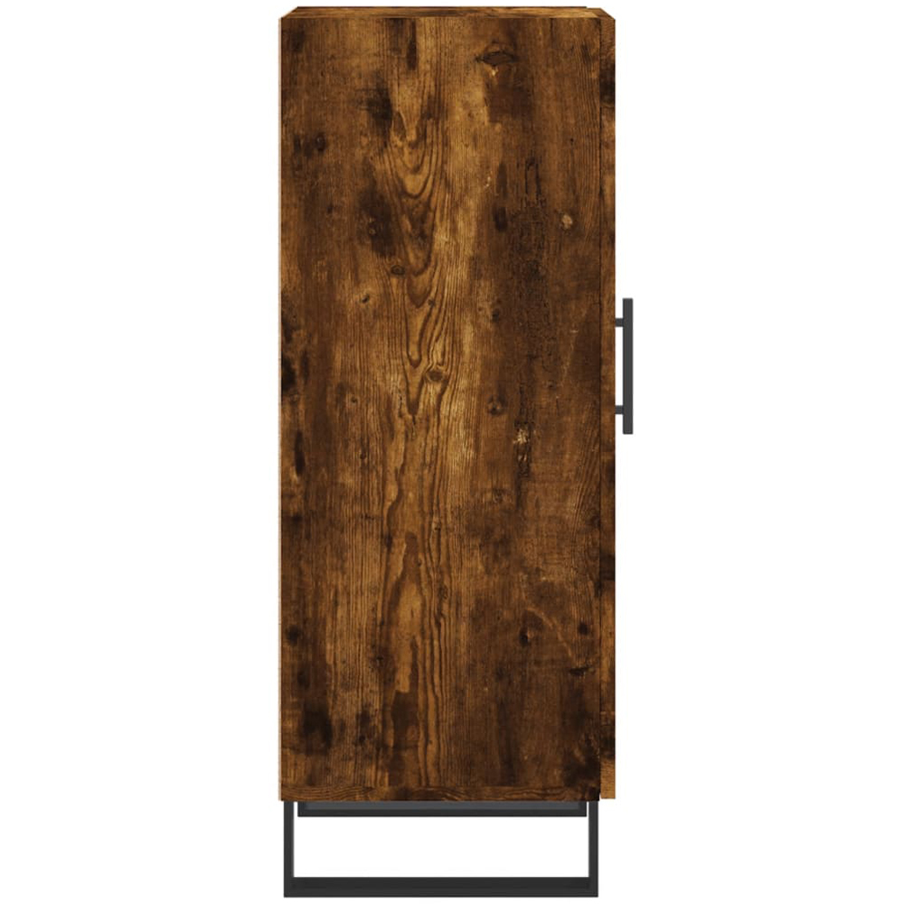 vidaXL Single Door Smoked Oak Sideboard Image 6
