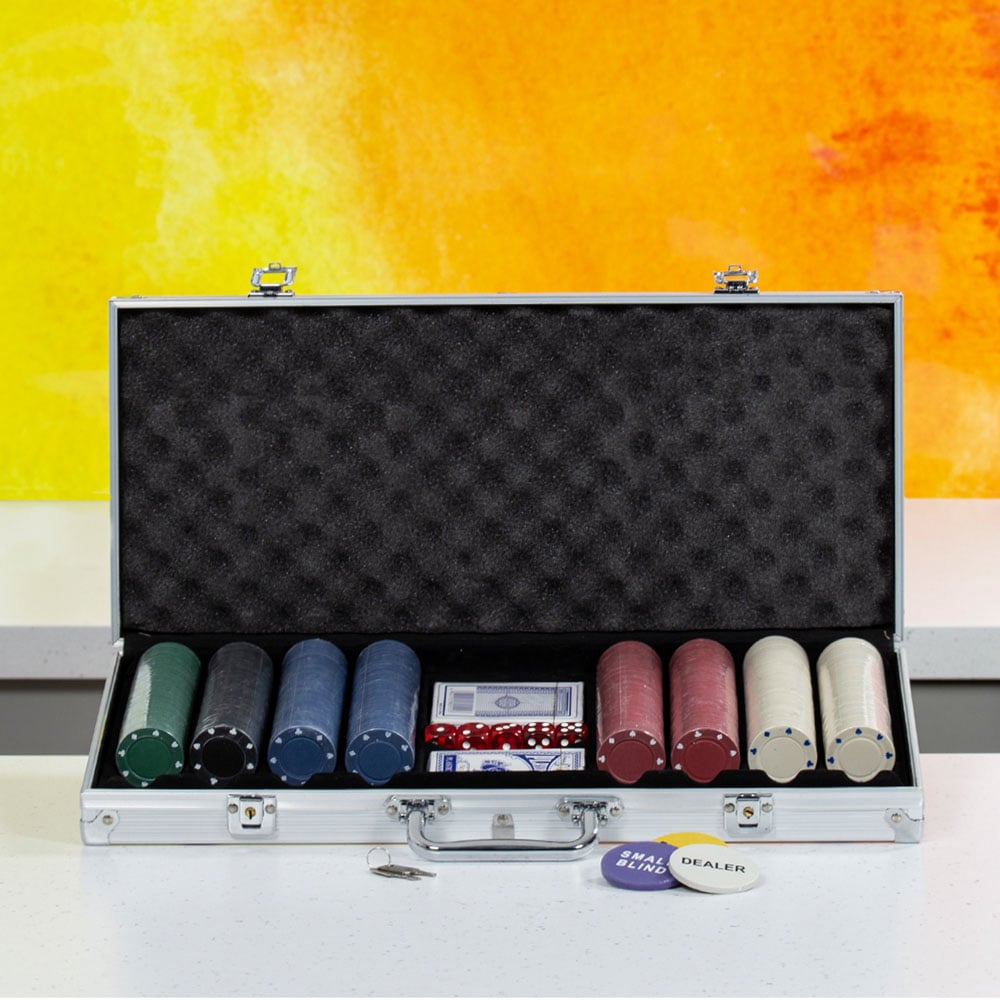 Global Gizmos 400 Piece Poker Set with Aluminium Case Image 2