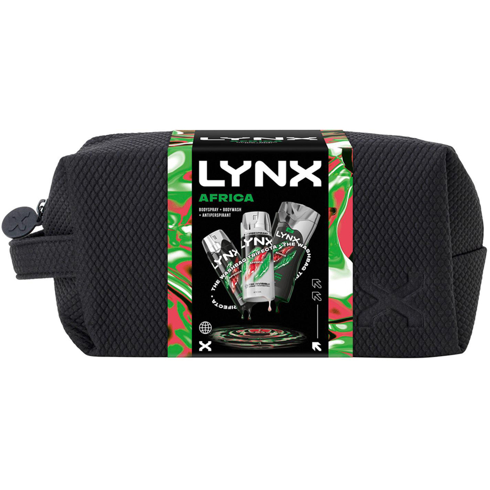 Lynx Africa Washbag Gift Set 3 Pack Image 4