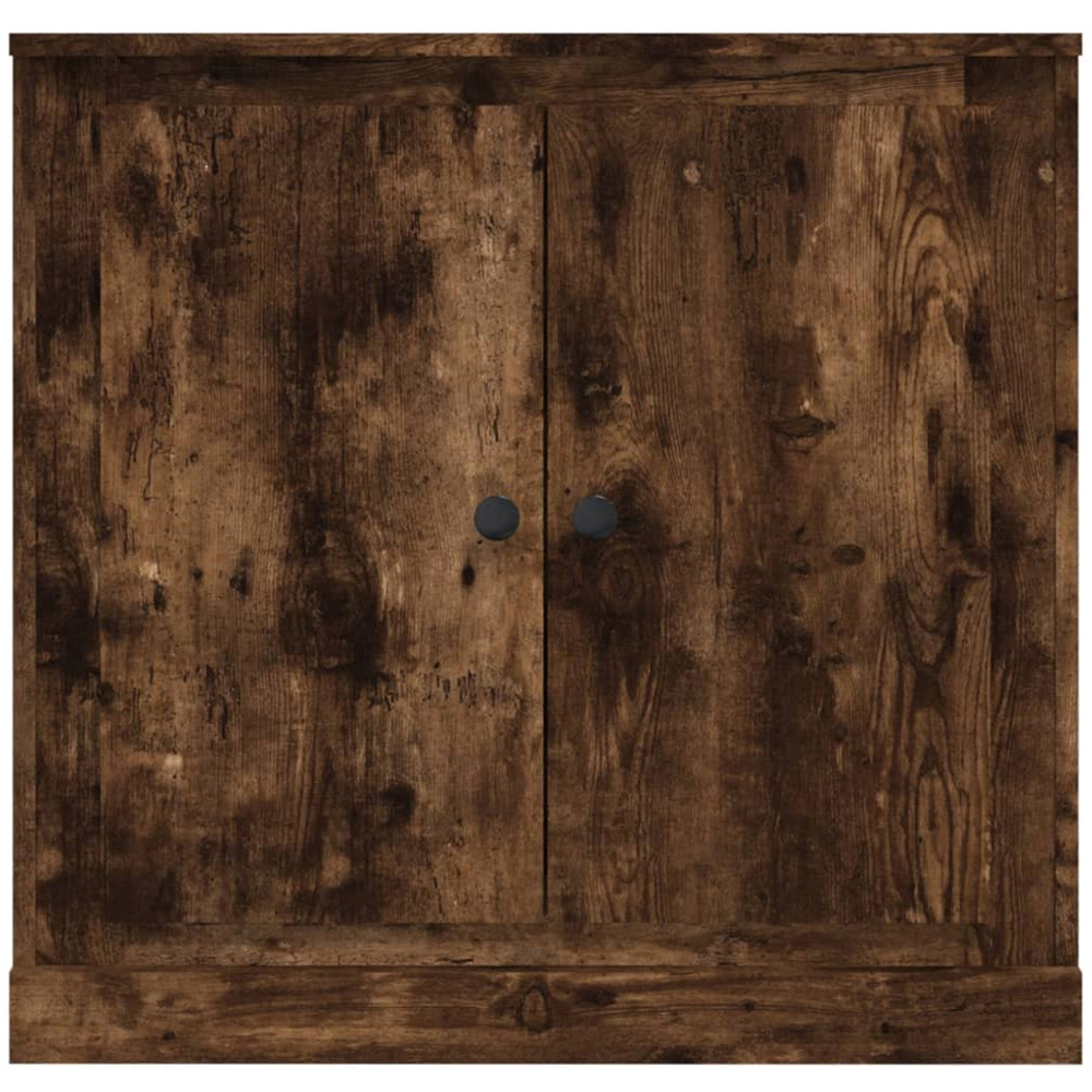 vidaXL 2 Door Smoked Oak Sideboard Image 5